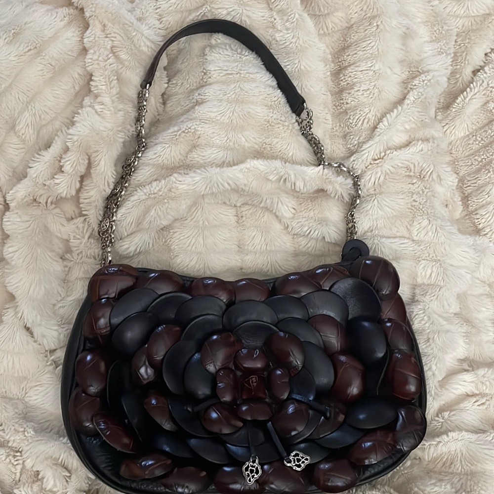 Brighton vintage leather flower purse. Brand new